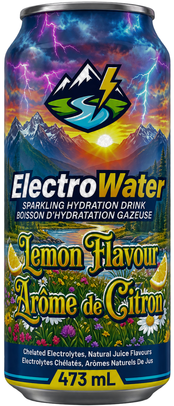 ElectroWater Lemon Flavour Can